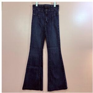 We The Free Jayde Flare Jeans in Night Sky Size 28